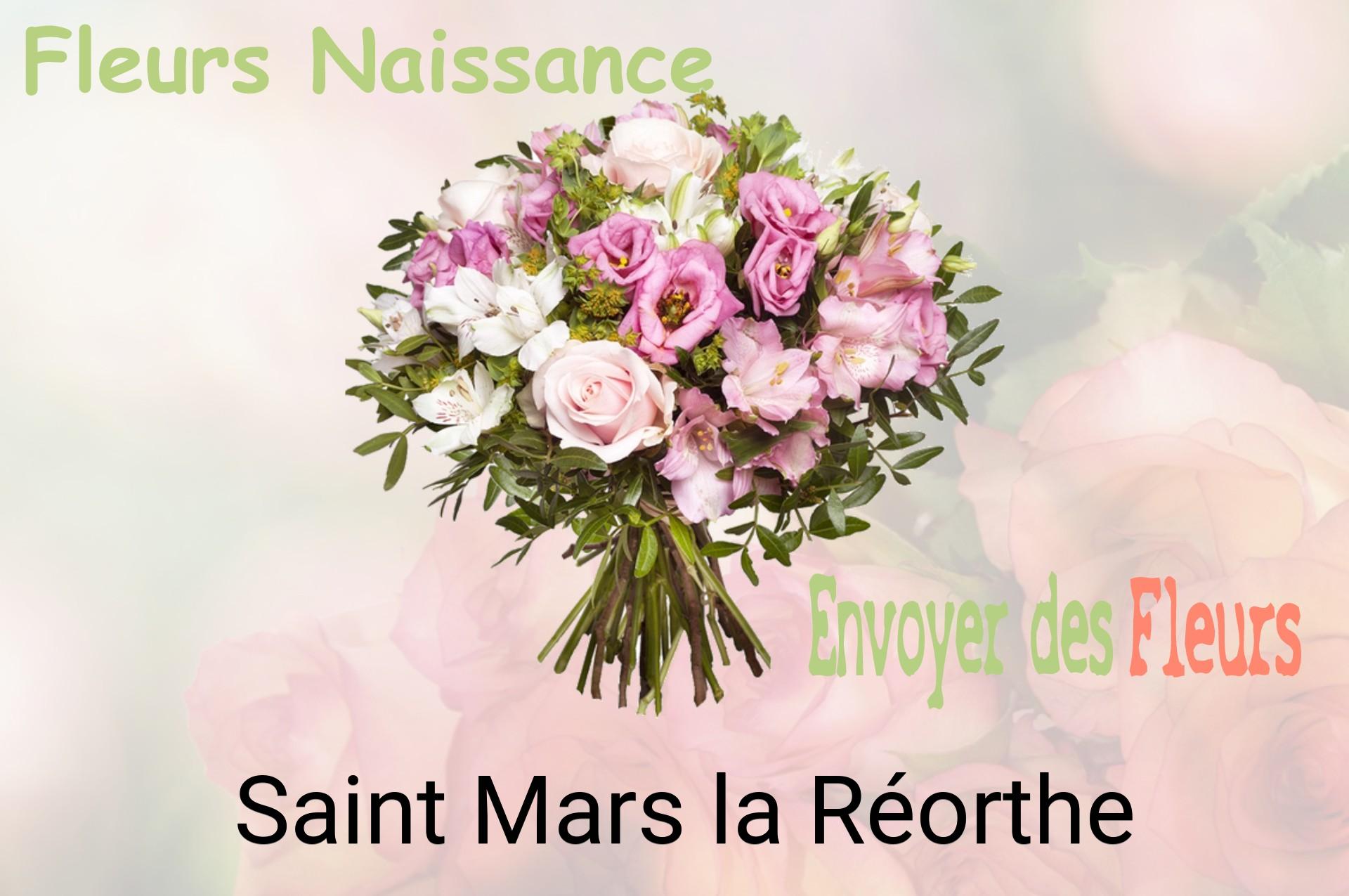 Bouquet de fleurs de naissance livré à Saint-Mars-la-Réorthe